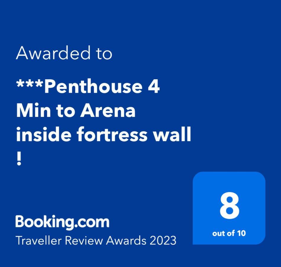 ***Penthouse 4 Min To Arena Inside Fortress Wall ! Verona Ngoại thất bức ảnh